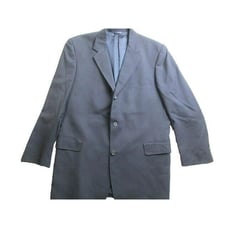 Brooks Brothers Suit Coat Mens 43L Single Breasted Super 100's Wool USA Ease