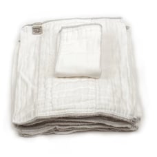 CLOTH-EEZ BIRTH TO 15 POUNDS BUNDLE - WHITE