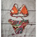 Lucky Brand Tropical Paisley Bikini Size Small NWOT