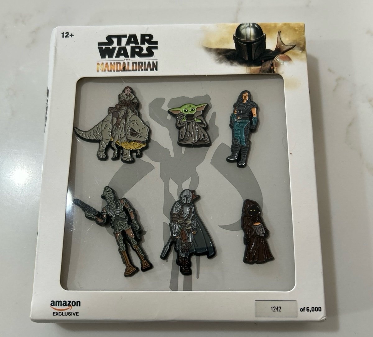 Disney Amazon limited edition Star Wars Mandalorian pin set