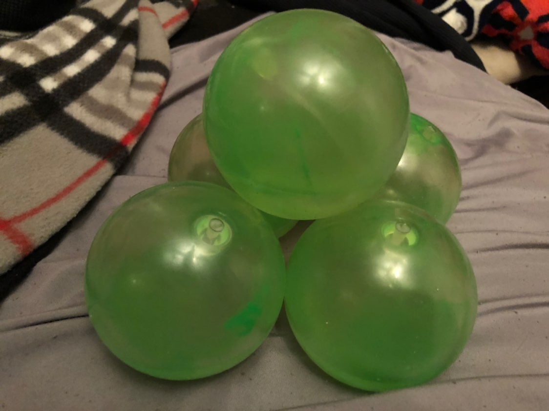 5 Sil-X Implosion Juggling Balls