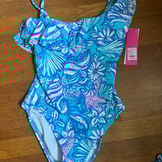 Lilly Pulitzer One-piece Ruffle Caelum