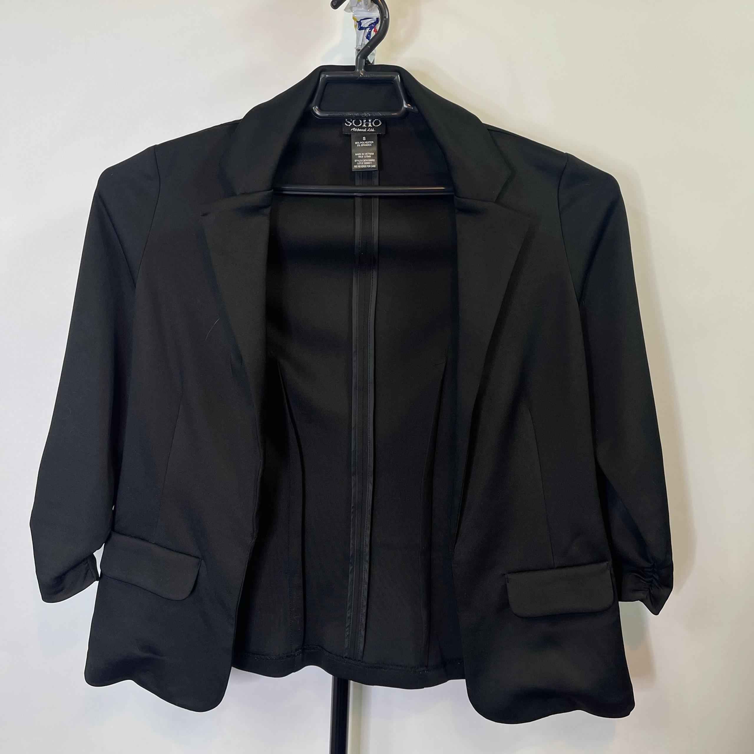 SoHo Apparel LTD Black Blazer Size Small Women’s