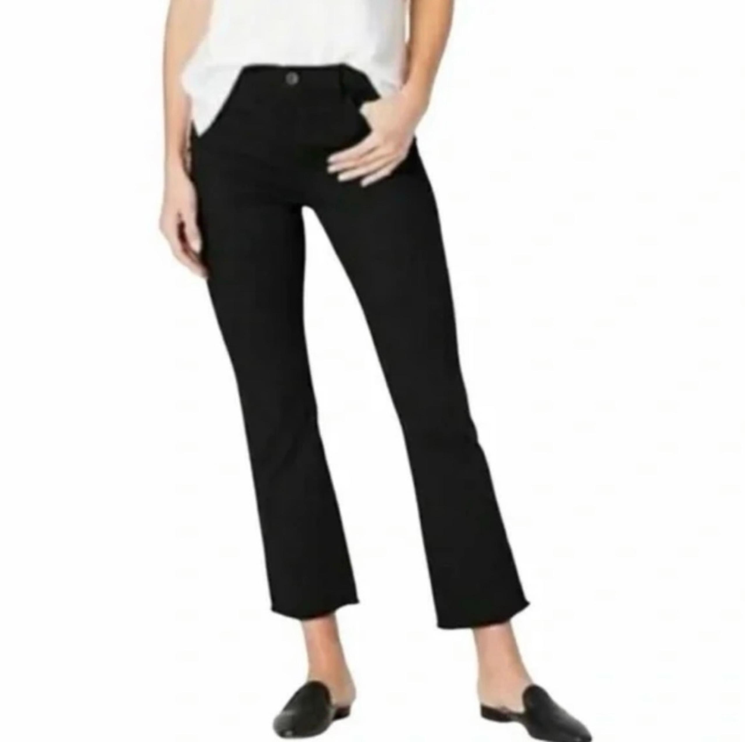 J. Jill Kick Flare Ankle Jeans Black Size 6 Petite