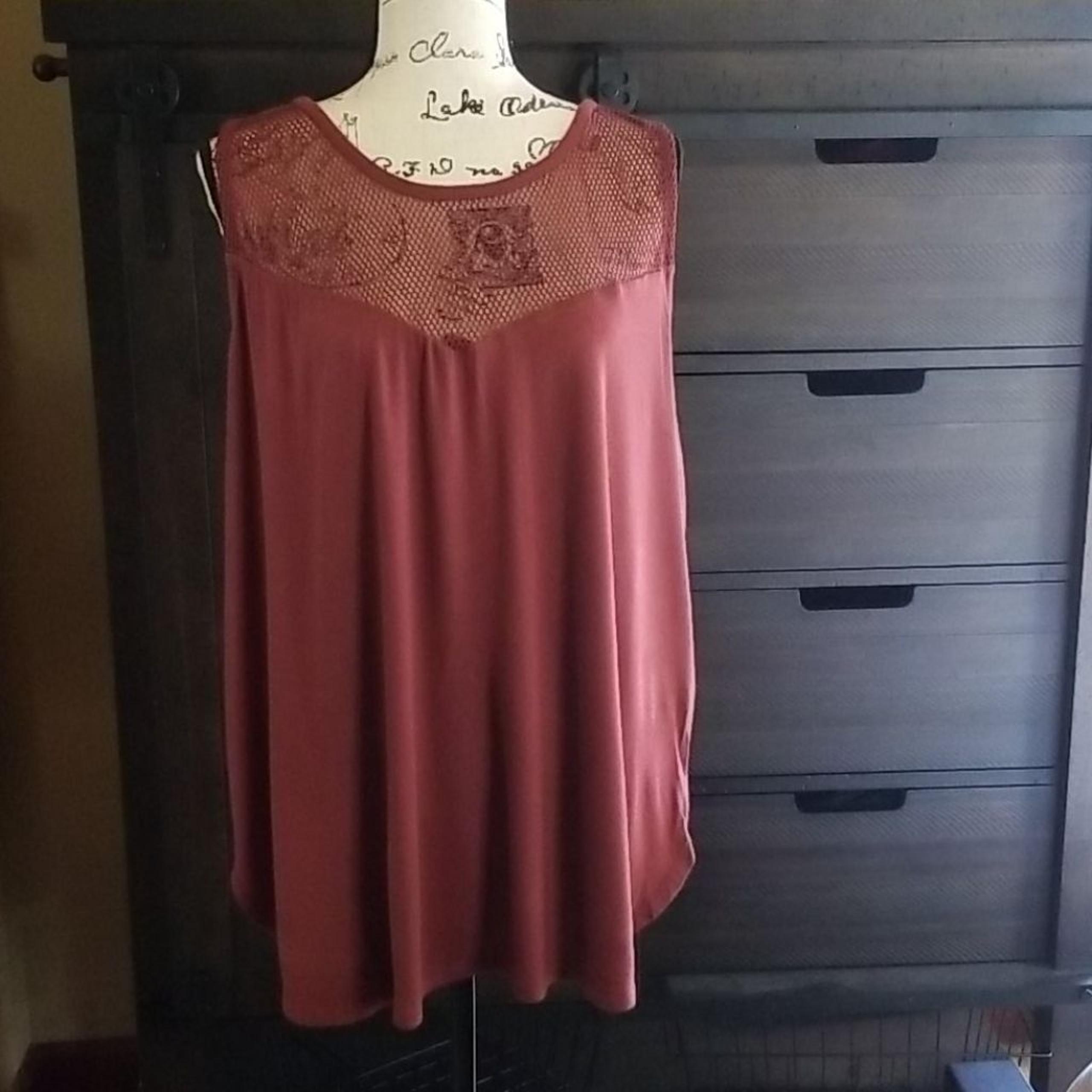 mesh shoulder blouse - Sejour