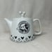 disney parks mickey mouse ceramic black and white tea duo (comes with teapot and