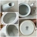 disney parks mickey mouse ceramic black and white tea duo (comes with teapot and