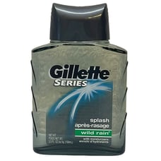 Vintage 2001 Gillette Series Wild Rain After Shave Splash 3.5 oz No Box