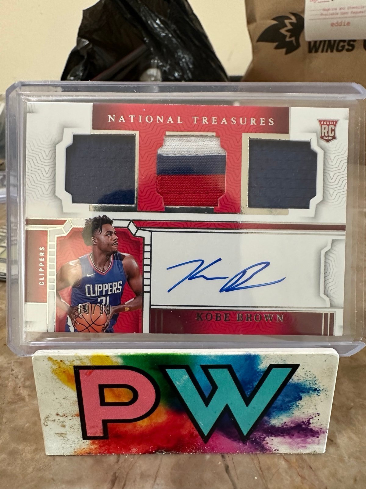 2023-24 Panini National Treasures Kobe Brown Triple Patch Auto #’d /99