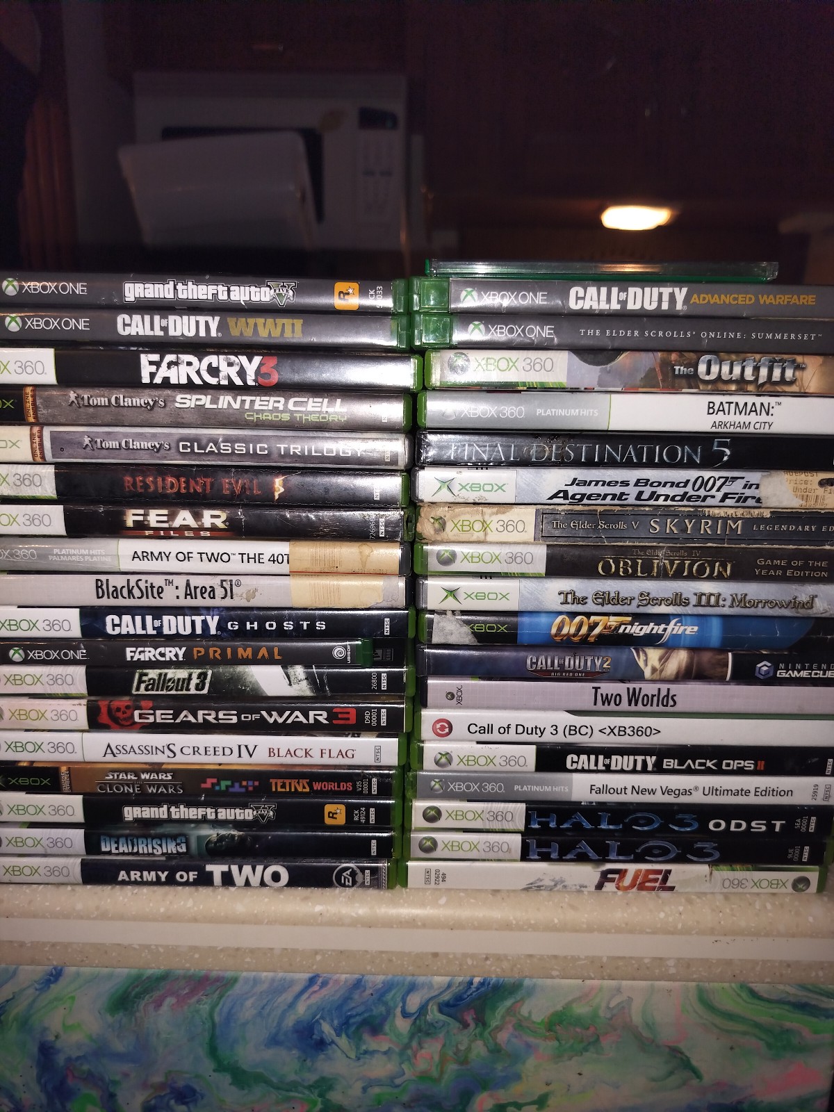 Xbox one , Xbox 360 , og Xbox , one game cube game.