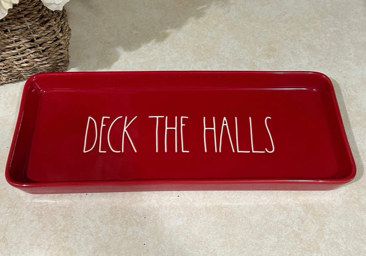 Rae Dunn Christmas Trinket Tray