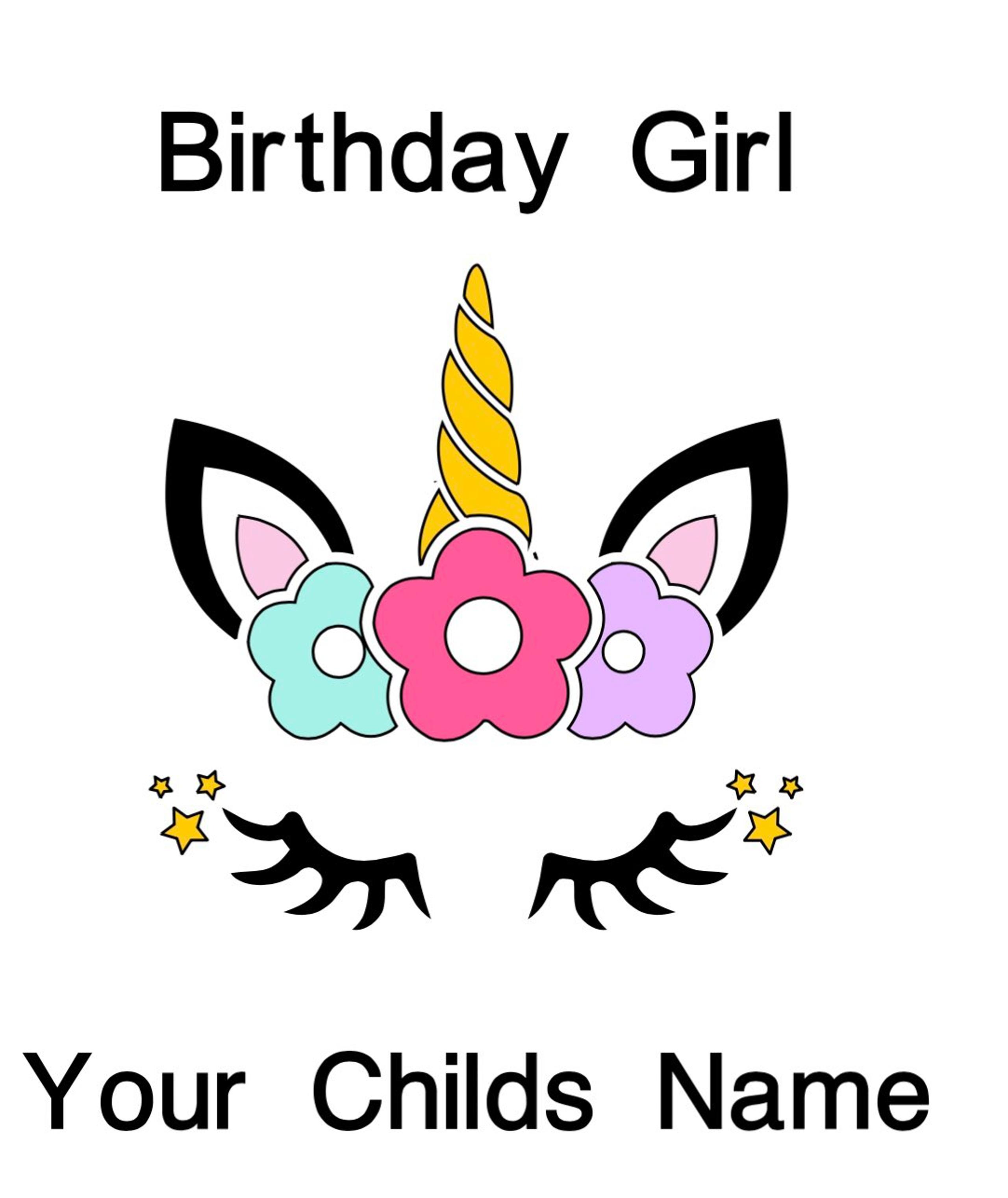 Birthday Personalized T-Shirt - Size 2T-
