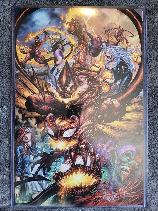 Amazing Spider-Man Tyler Kirkham Signed Art Print Megacon 2018 11x17