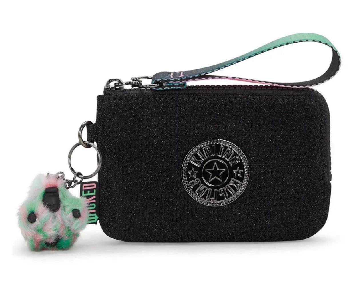 Kipling Amzi Wicked Wristlet With Monkey Keychain