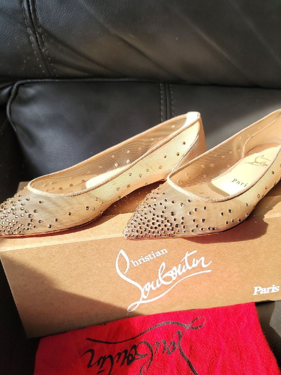 Christian Louboutin Red Flats | Mercari Christian Louboutin Red Flats | Mercari