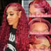 24 Inch Deep Wave Human Hair Lace Front Wig for Women