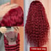 24 Inch Deep Wave Human Hair Lace Front Wig for Women