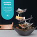 Tabletop Water Fountain, Home Décor Soothing Sound Machine - Automatic Pump