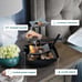 Tabletop Water Fountain, Home Décor Soothing Sound Machine - Automatic Pump