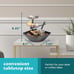 Tabletop Water Fountain, Home Décor Soothing Sound Machine - Automatic Pump