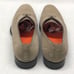 Santoni Men’s US Size 9 Grey Suede Leather Lace-Up Derby Shoes
