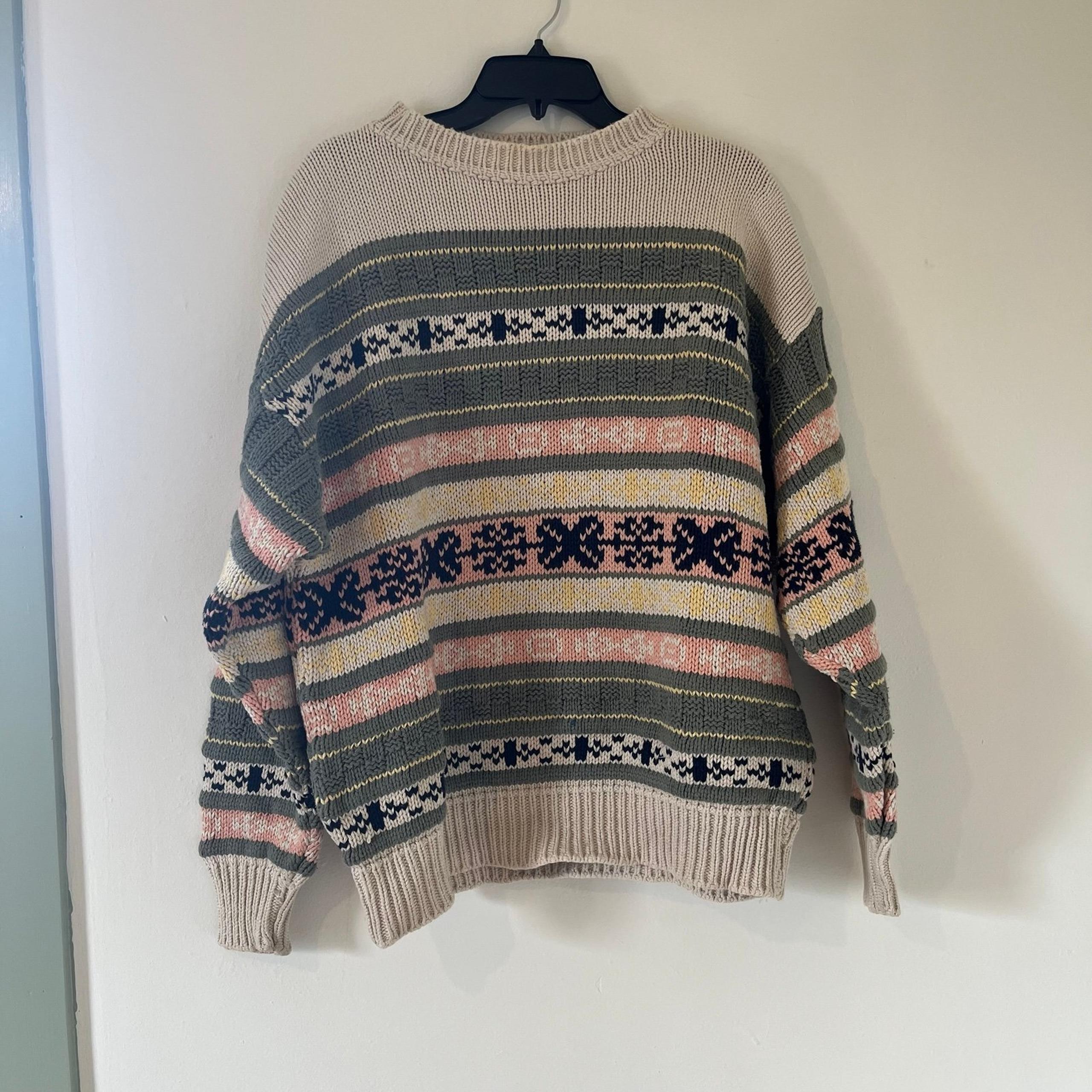 Vintage Timberland Weathergear Mens EUC Sweater Made in Italy Size Large