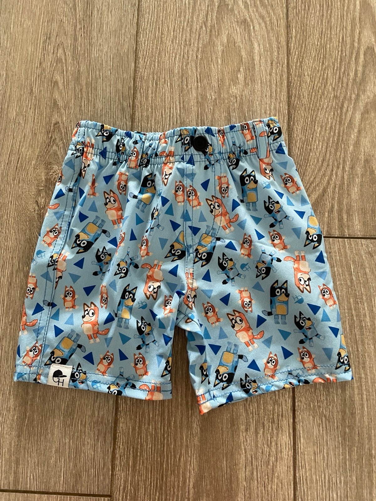 George hats bluey shorts