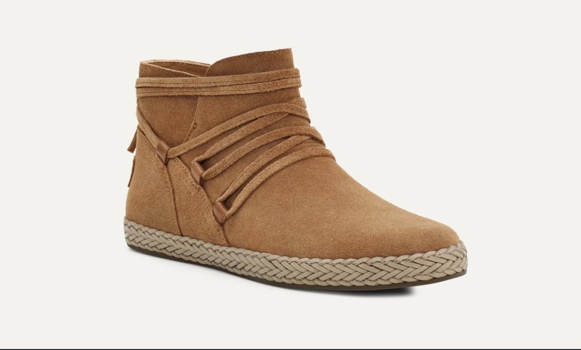 UGG Tan Espadrille Shoes/Booties Sleek Minimalist Design