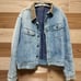 Lee Denim Jacket Light Blue Suede Collar