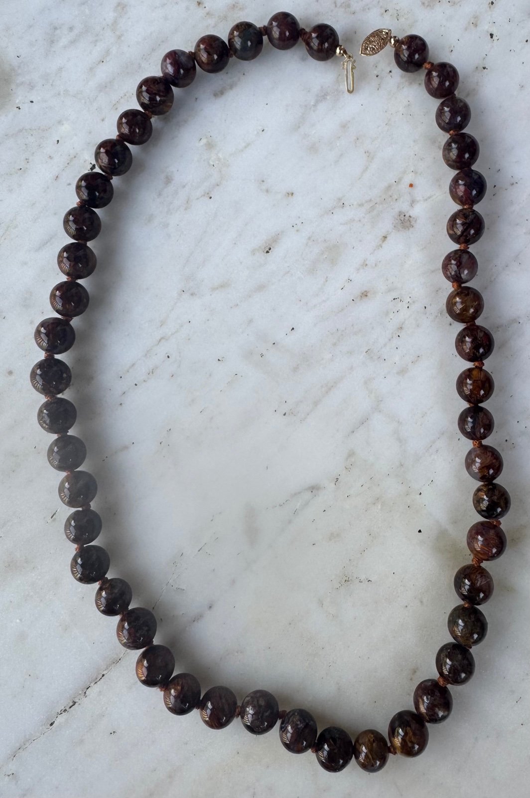 14kg tiger eye necklace