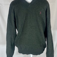 Polo Ralph Lauren 100% Wool Sweater Men’s Medium Green
