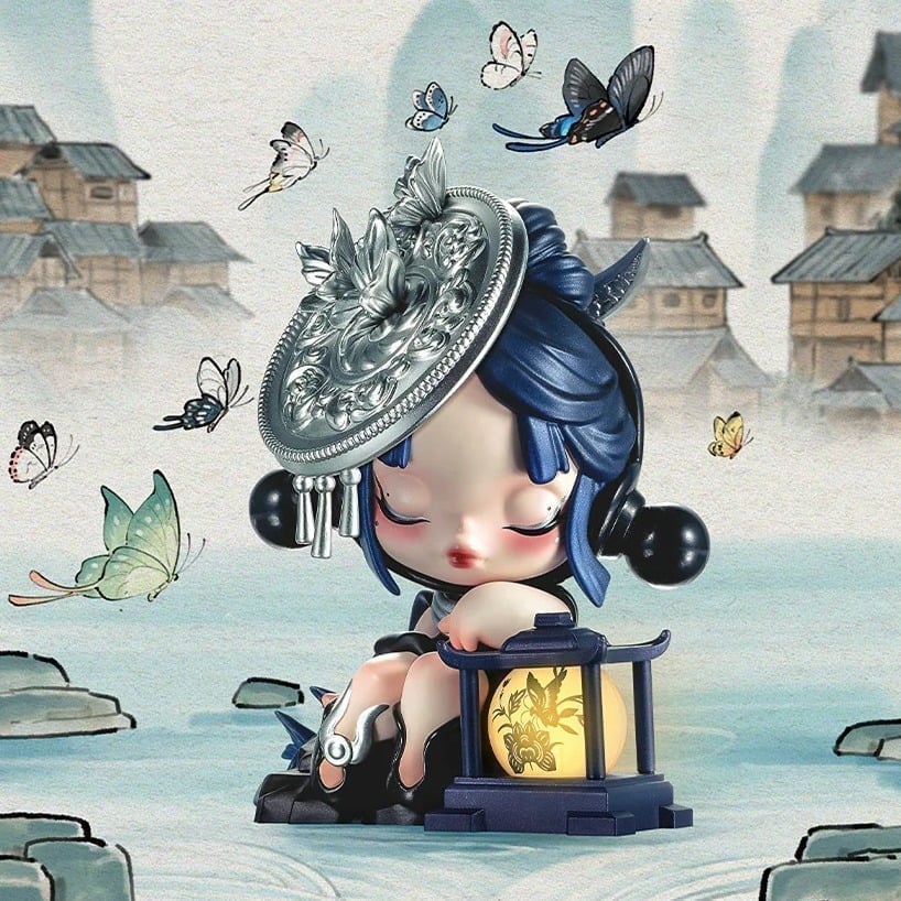 Matchless POP MART 14th Anniversary Series - Skullpanda- Butterfly Whisperer NEW