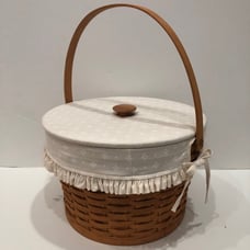 Longaberger Hostess Sewing Basket Set (1996)