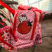 Hello Kitty Strawberry 3 piece weekender tote bag set