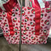 Hello Kitty Strawberry 3 piece weekender tote bag set