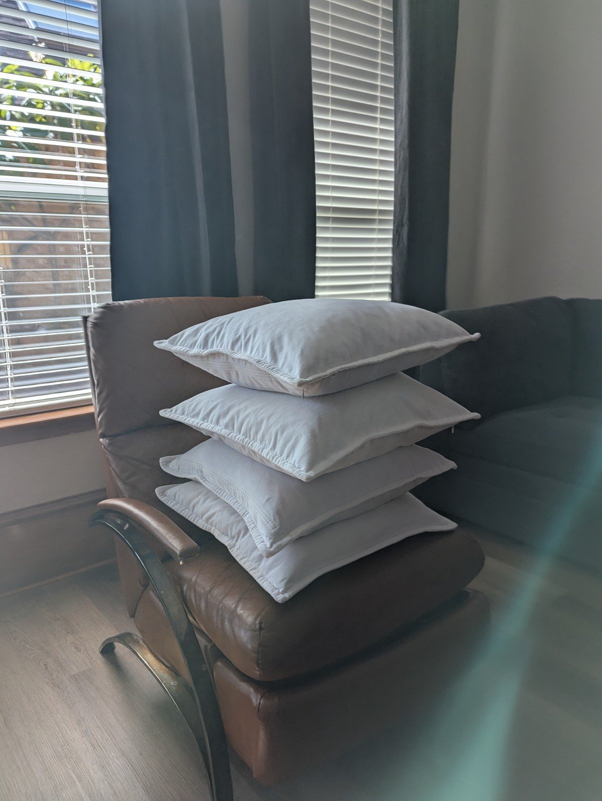 4 pottery barn wash velvet pillow covers