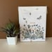 Dior Novelty Notebook Around the World Blue Foil Butterfly Design