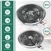 Silver Burner Drip Pans (6 )& (8 )Electric Stove Burner & Terminal Block Kenmore