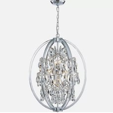 Anjiadengshi Modern Globe Crystal Chandeliers Lighting