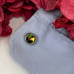 Graduated Color Water Drop Crystal Cufflinks