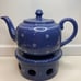Williams Sonoma VAROSLOD HUNGARY MAJOLICA TEAPOT And Warmer HUNGARIAN DESIGN