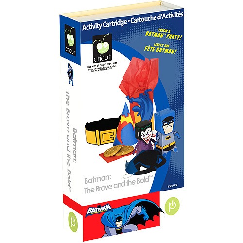 NEW!! Cricut cartridge Batman- includes 3D Party Objects! LAST ONE!! FONT!!