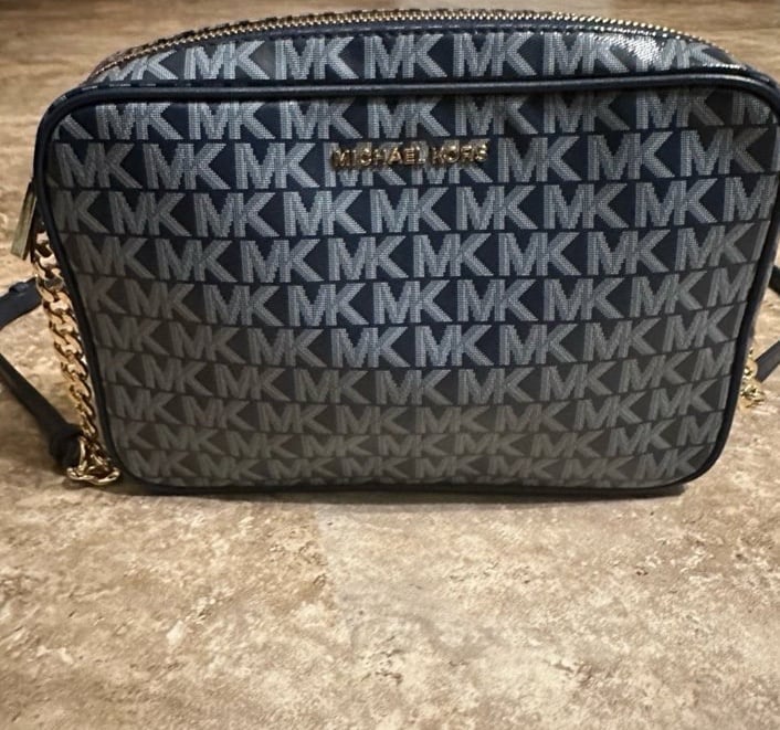 Michael Kors Navy Crossbody Bag
