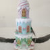 Gingerbread Mrs.Claus' Bakery Pastel Christmas Resin Layered Frosted Cake Decor