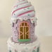 Gingerbread Mrs.Claus' Bakery Pastel Christmas Resin Layered Frosted Cake Decor