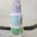 Gingerbread Mrs.Claus' Bakery Pastel Christmas Resin Layered Frosted Cake Decor