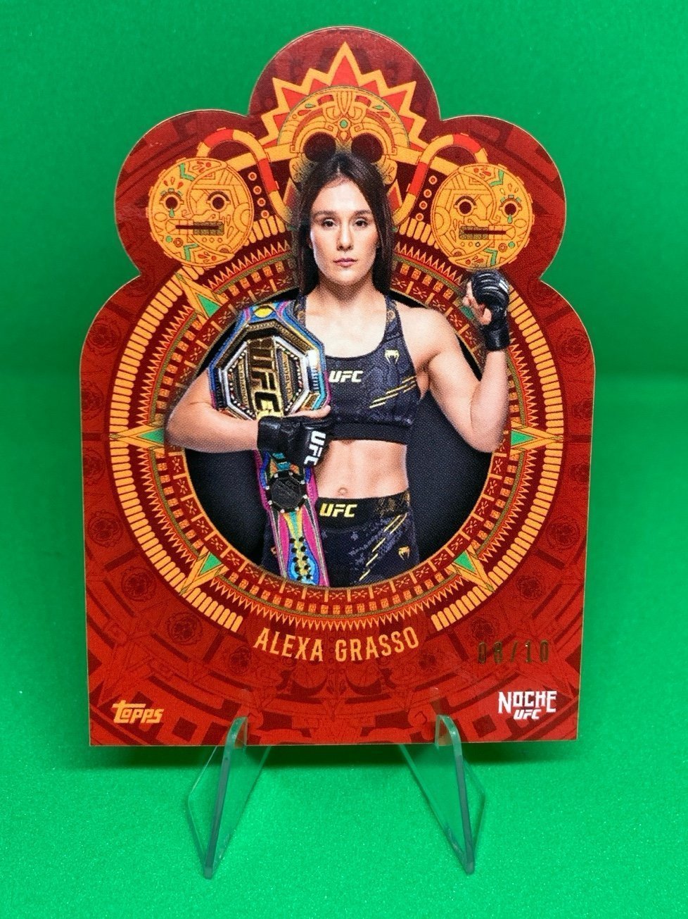 2024 Topps UFC Noche Alexa Grasso Red Die Cut SSP 08/10 No.20