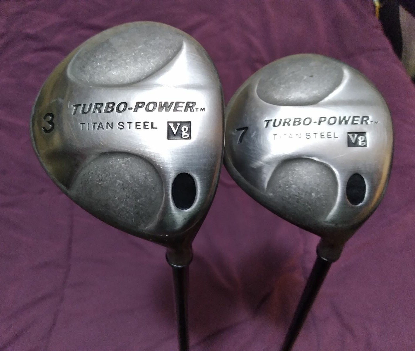 Turbo-Power Titan Steel VG 7 Wood + 3 Wood Right-Handed Regular Flex