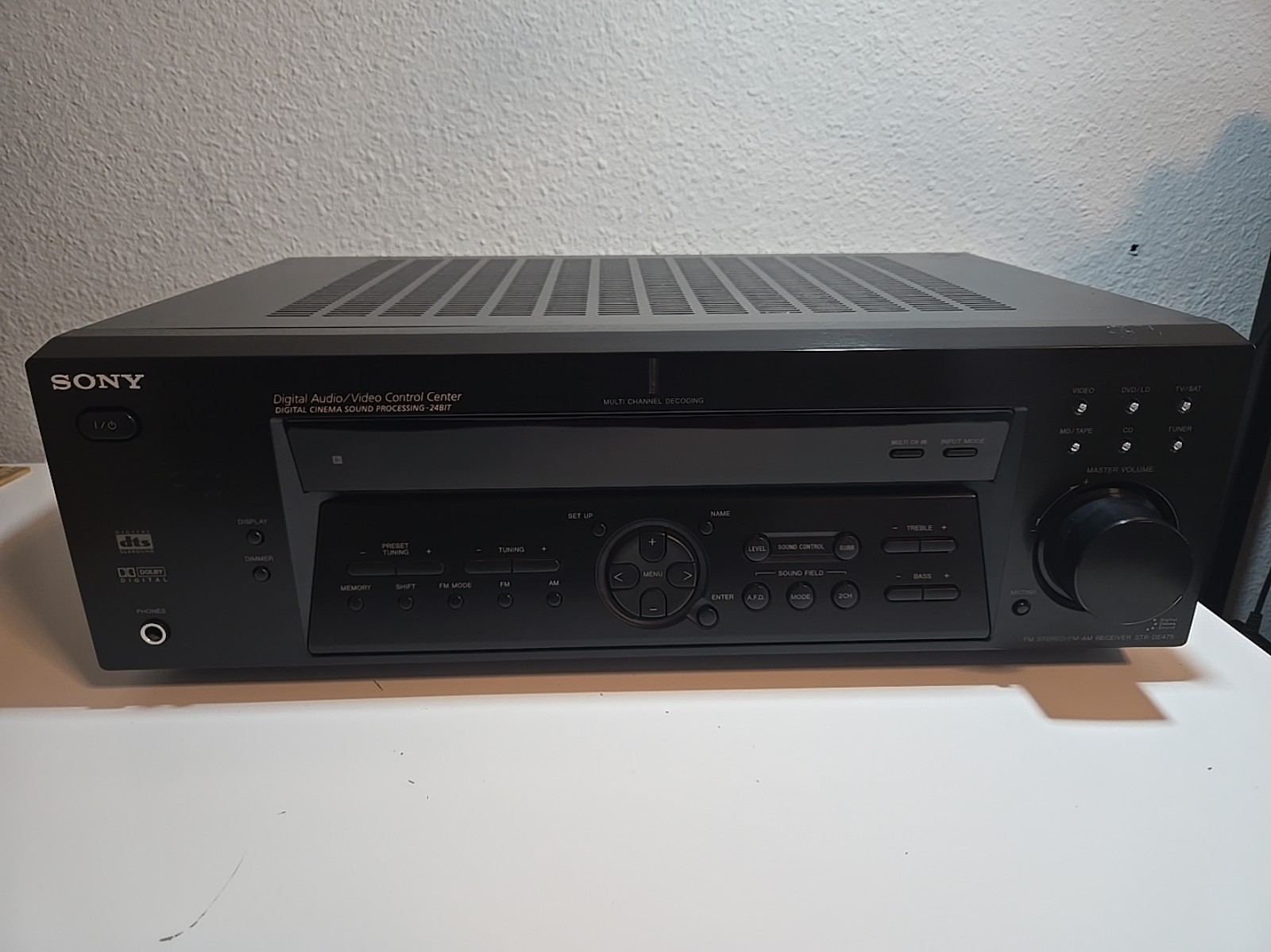 Sony STR-DE475 AV Receiver Stereo Digital Audio/Video Control Center NO REMOTE