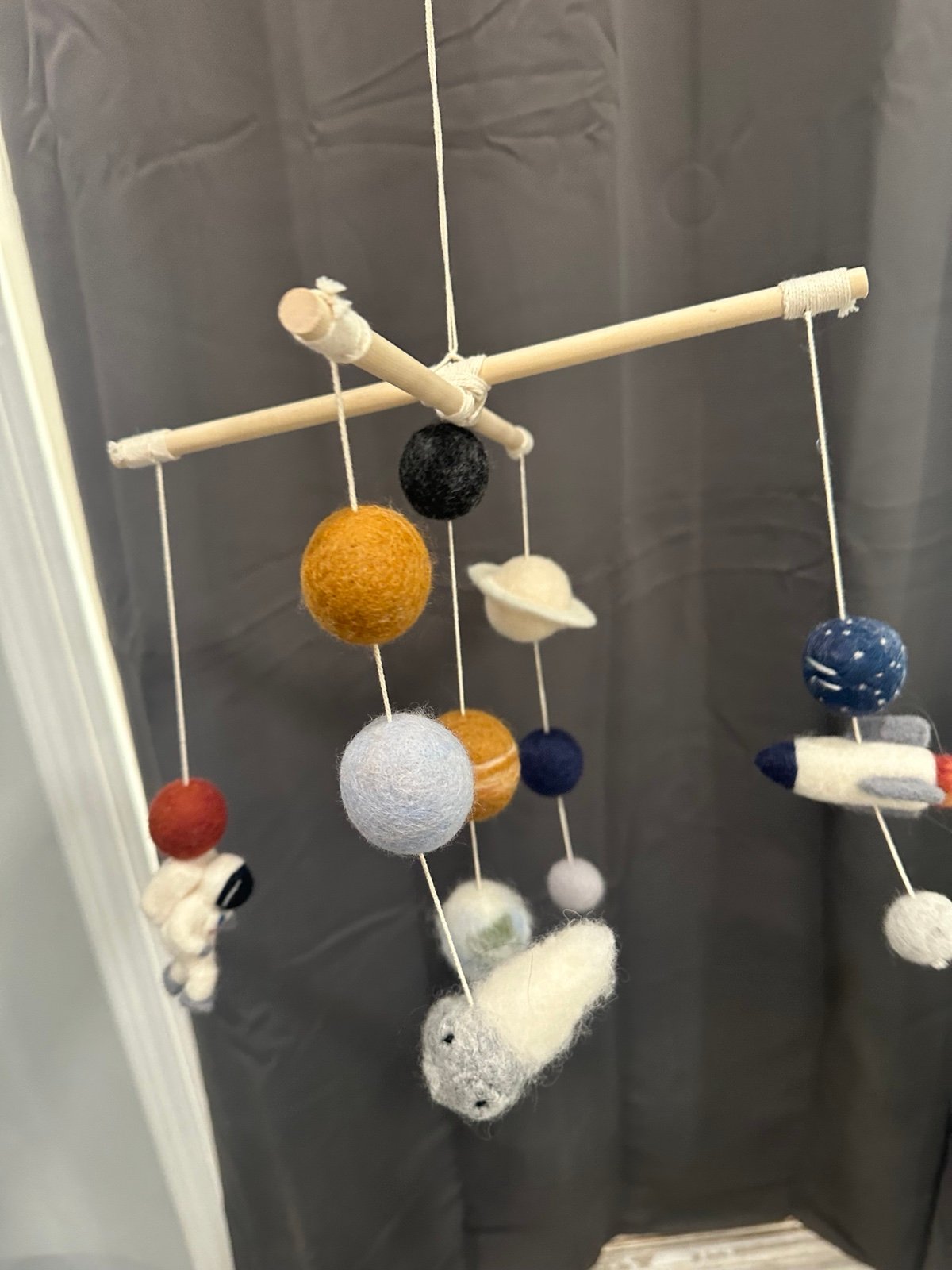 Space mobile for crib